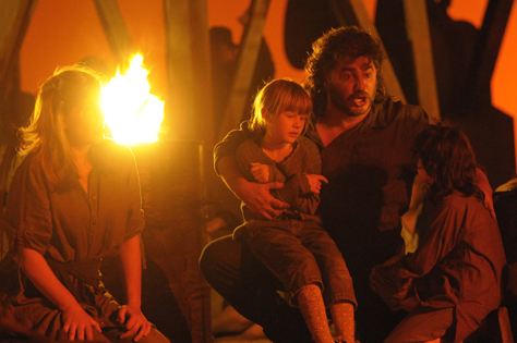  Jos Cura's  production of Samson et Dalila in Karlsruhe 2010.